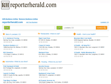 Tablet Screenshot of businessdirectory.reporterherald.com
